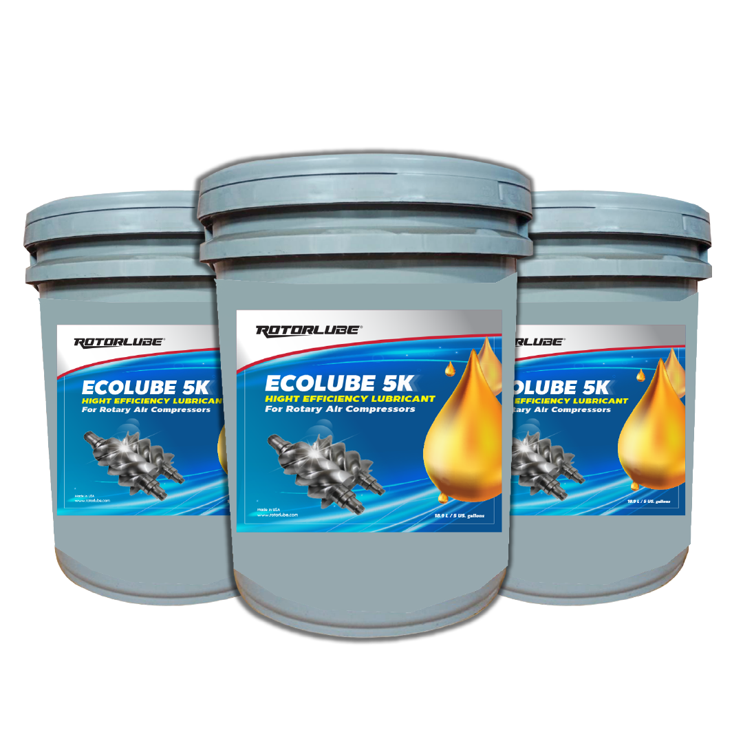 น้ำมัน ECOLUBE 5K HIGHT EFFICIENCY LUBRICANT For Rotary Air compressors